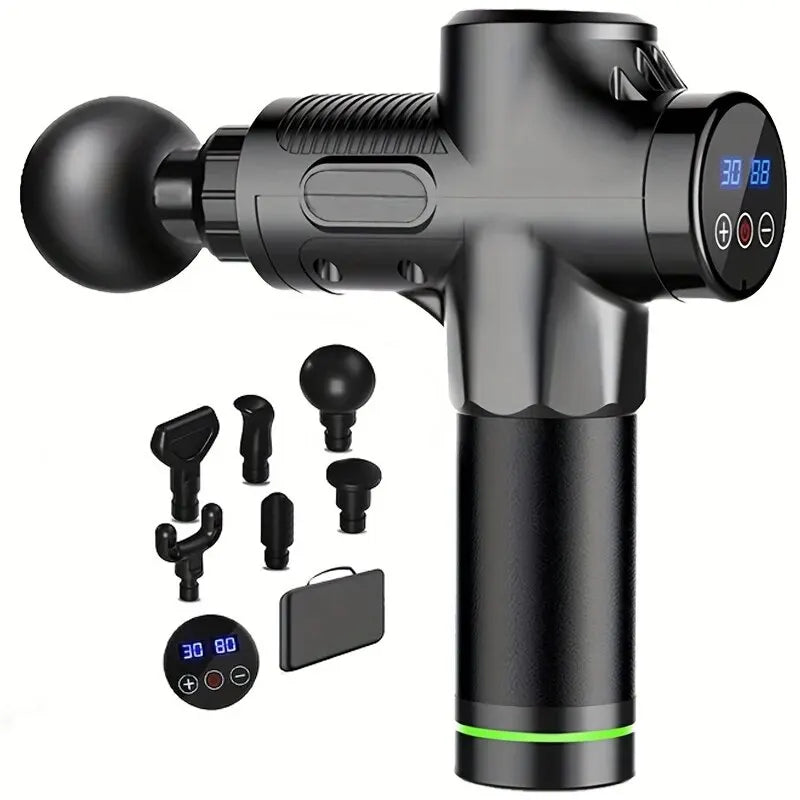 Portable Fascia Gun Vibration Massage Gun For Body Neck Back Deep Muscle Relaxation Fitness Slimming