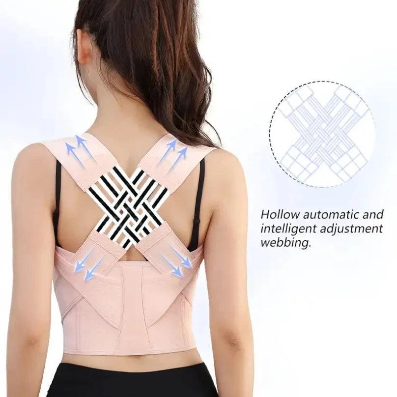 Posture Corrector Brace – Adjustable Back & Shoulder Support for Men & Women