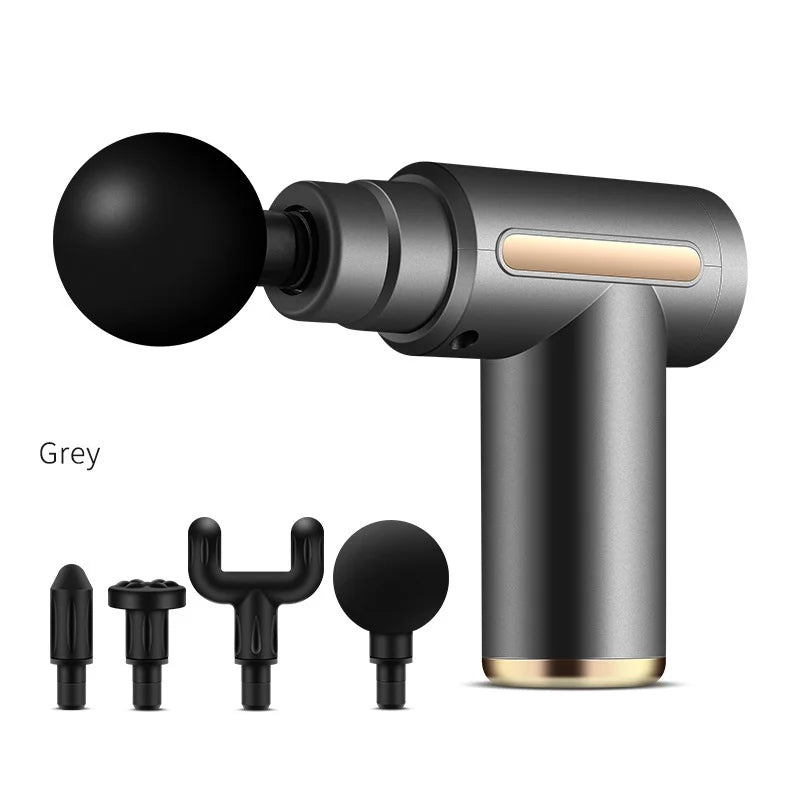 Portable Fascia Gun Vibration Massage Gun For Body Neck Back Deep Muscle Relaxation Fitness Slimming